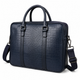 Crocodile Textured Laptop Bag for Men & Women | Professional Office & Business Briefcase with Detachable Shoulder Strap