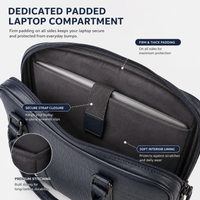 Crocodile Textured Laptop Bag for Men & Women | Professional Office & Business Briefcase with Detachable Shoulder Strap