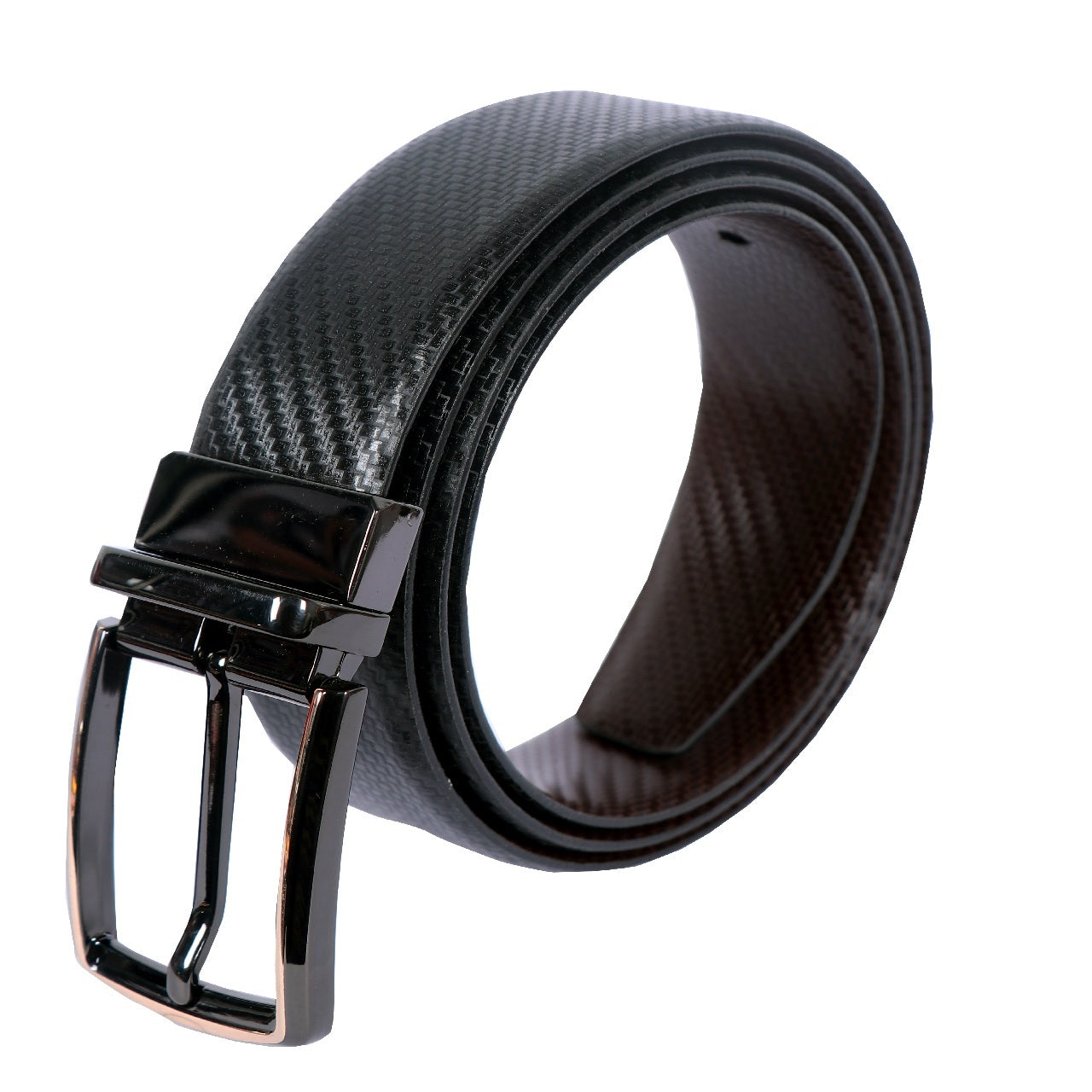 Leather Patta Premium Full-Grain Leather Reversible Belt – Black & Brown | Sleek & Durable