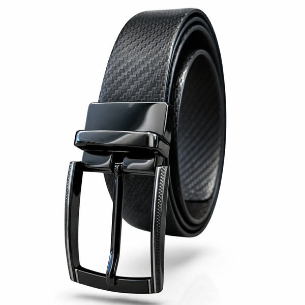 Leather Patta Full-Grain Leather Reversible Belt – Sleek Black & Brown | Premium & Versatile