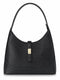 Textured PU Half Moon Shoulder Bag