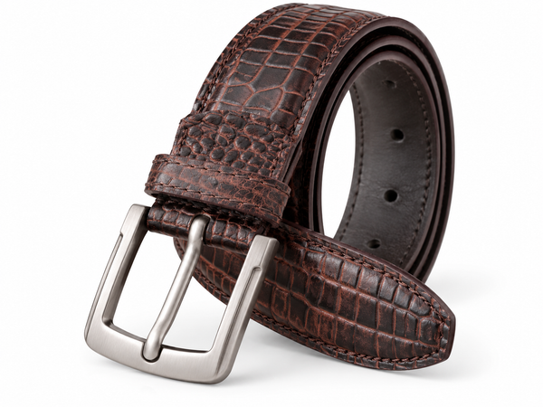 Men Leather Formal Belt alternate view