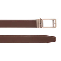 Leather Patta Men’s Premium Genuine Leather Auto-Lock Belt – Brown | Modern Elegance