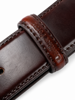 Leather Patta Premium Genuine Leather Formal Belt for Men – Dark Brown