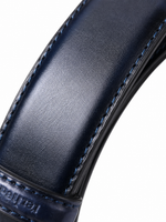 Leather Patta Premium Genuine Leather Formal Belt – Navy Blue