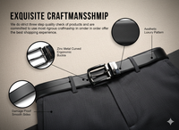 The Urban Gent – Formal Reversible Textured Leather Belt | Black & Brown | Chrome Buckle | Leather Patta