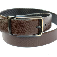 Leather Patta Premium Full-Grain Leather Reversible Belt – Black & Brown | Sleek & Durable