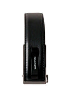 Men's Black Genuine Leather Formal Auto-Lock Belt – Classic Finish
