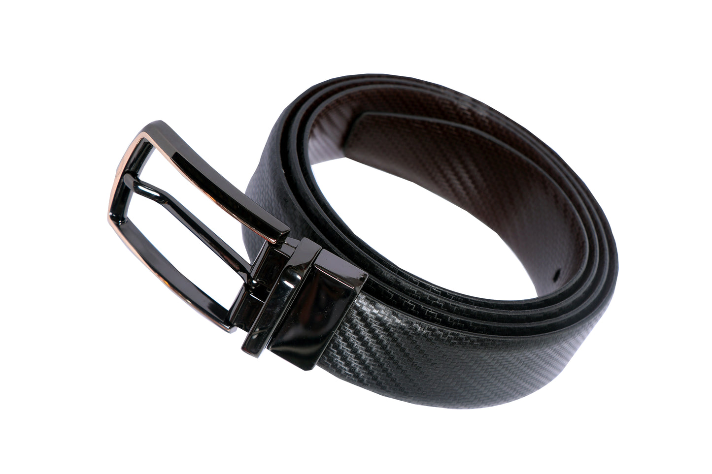 Leather Patta Premium Full-Grain Leather Reversible Belt – Black & Brown | Sleek & Durable
