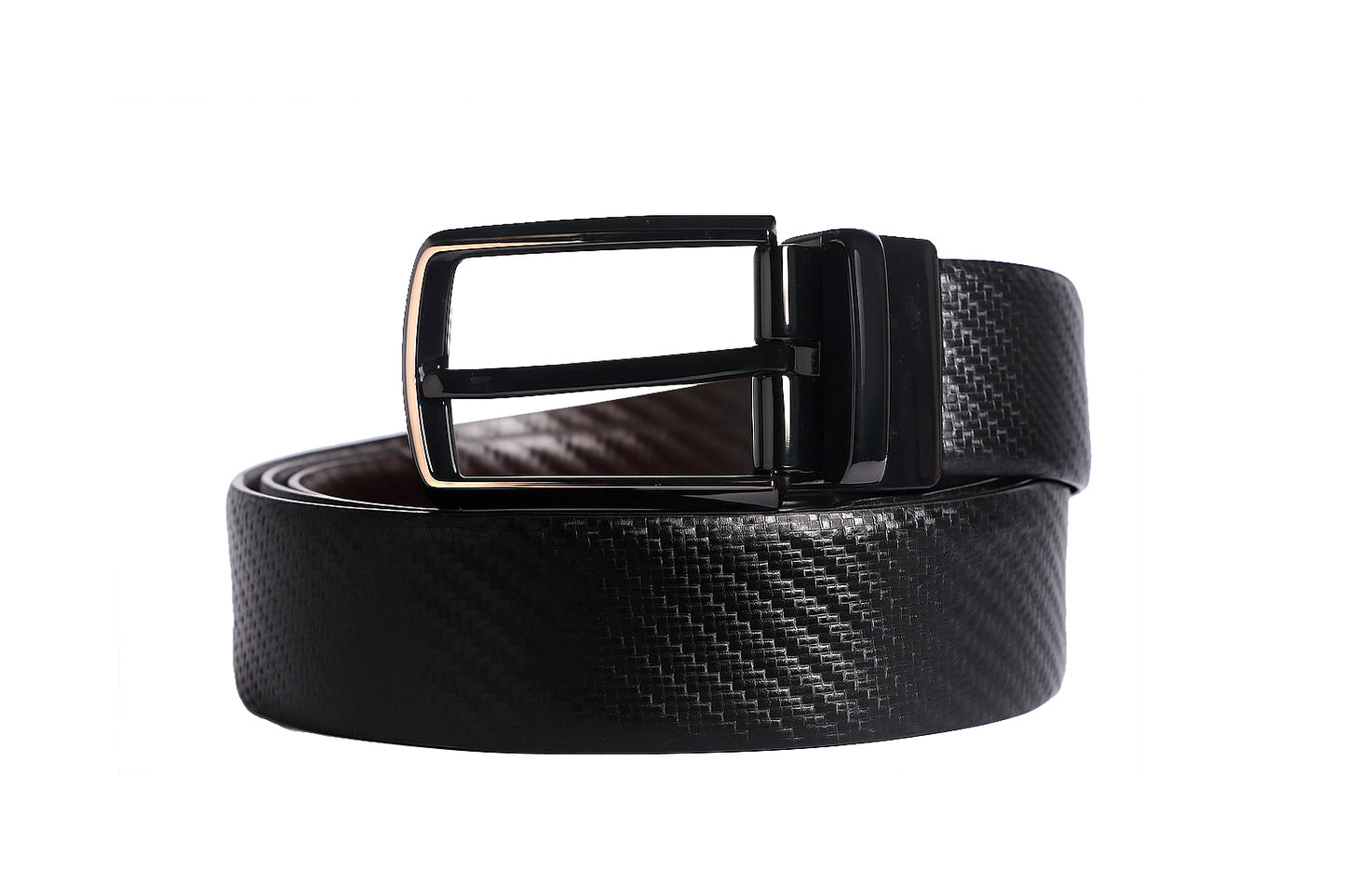 Leather Patta Premium Full-Grain Leather Reversible Belt – Black & Brown | Sleek & Durable
